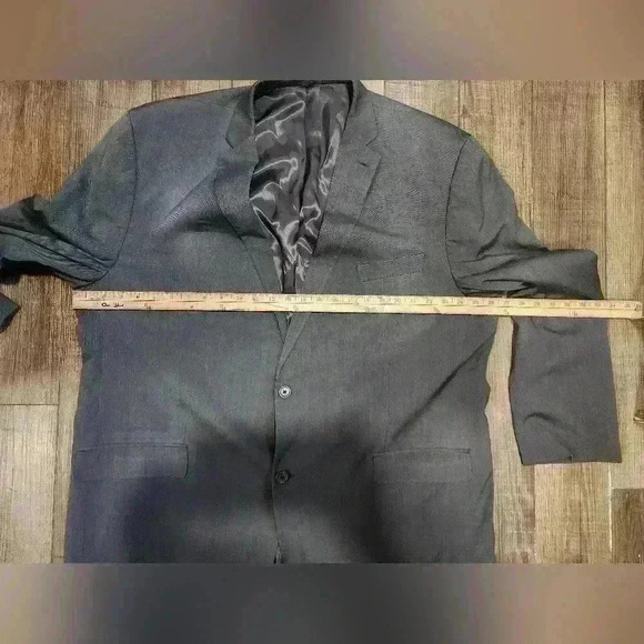 Michael Kors Mens Two Button GrayvBlazer Poly Blend Sport Jacket Size 50L - Picture 4 of 7